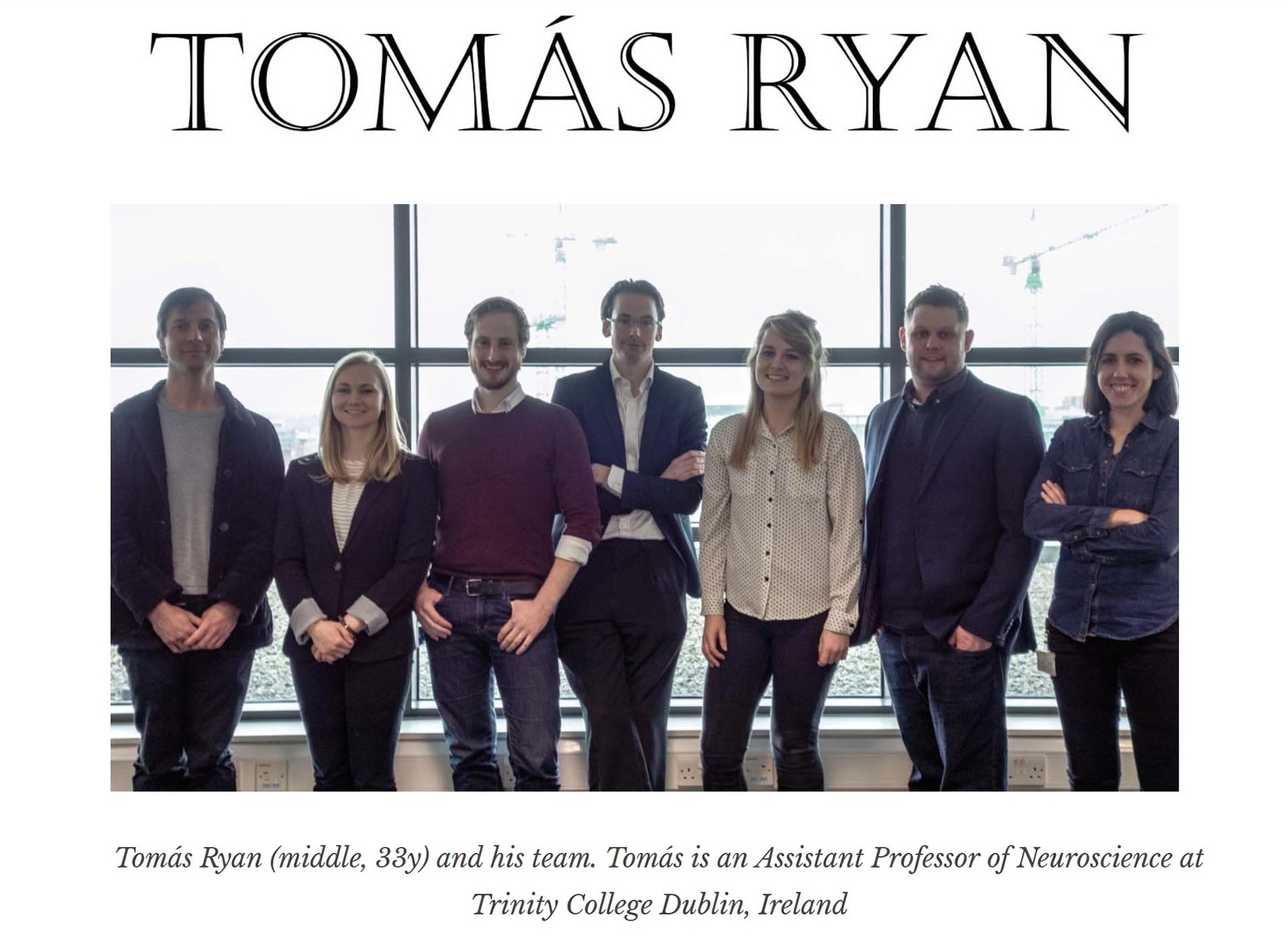 Down the Memory Lane with Tomás Ryan – We are all born scientists